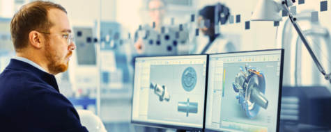 Image of a software engineer 3D design.